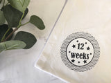 Pregnancy Journey Stickers - Monochrome