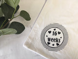 Pregnancy Journey Stickers - Monochrome