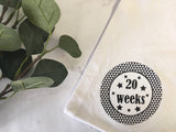 Pregnancy Journey Stickers - Monochrome