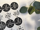 Mummy Journey Stickers - Monochrome