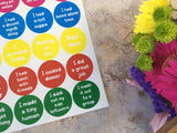 Mummy Journey Stickers - Bright Floral