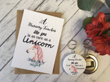 A6 postcard print - A Nursery Teacher like you is as rare as a Unicorn