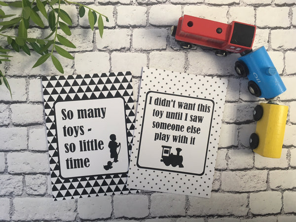 Toddler Alternative Journey Cards ® Monochrome