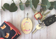 Wooden Keyring - Personalised Initial