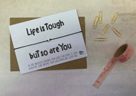 Wish bracelet - Life is tough but so are you