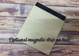 Printed Wooden Photo Postcard