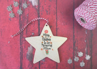 Star Ornament - Merry Christmas to an Amazing Mam