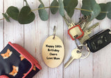 Wooden Keyring - Mums Promoted To Nanny