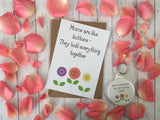 A6 postcard print  - Mums are like Buttons