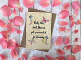 Wooden Wish Bracelet - Mums promoted to Nanny
