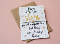 A6 Postcard Print - Mums Are Like Stars