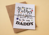A6 Postcard Print - Special Person to be our Daddy