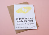 A6 Postcard Print - Pregnancy Wish