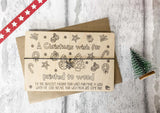 Wish bracelet - Xmas Doodle Wish for an amazing Nursery Teacher