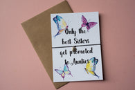 A6 Postcard Print - Sisters to Aunties