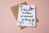 A6 postcard print - Mums Promoted To Nanny