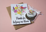 A6 postcard print - Teacher Bloom