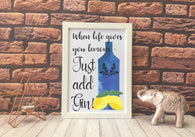 Card Print - When Life Gives You Lemons