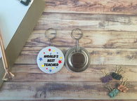 World's Best Teacher Bottle  Opener Keyring