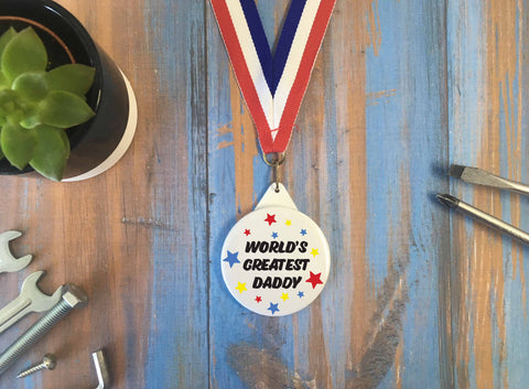 World's Greatest Daddy Medal