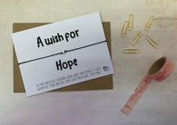 Wish bracelet - A wish for Hope