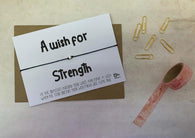 Wish bracelet - A wish for Strength