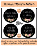 Alternative Journey Stickers - Chalkboard Floral