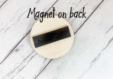 World's best Teaching Assistant magnet card