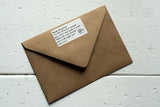A6 Postcard Print - Thanks Baby Shower