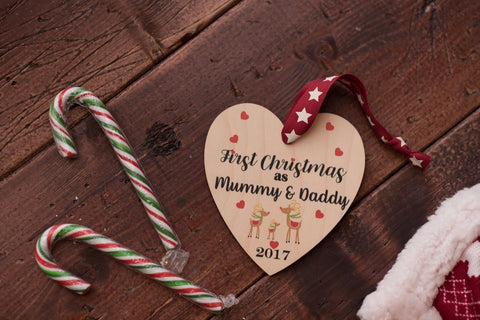 First Christmas as Mummy & Daddy Christmas Decoration