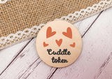 Cuddle Token - Plain heart design