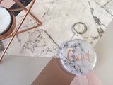 SWEARY C*nt Badge Magnet Keyring Mirror Marble Rose Gold