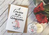 A Cousin Like You is as rare as a Unicorn Wish Bracelet