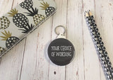 Personalised Badge Monochrome