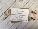 Wish Bracelet - A  Christmas Wish for an amazing Maid of Honor