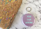 Personalised Badge  Pastel