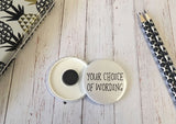 Personalised Badge Monochrome