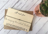 Wooden Wish Bracelet - A Wish for an Amazing Pre-School Teacher