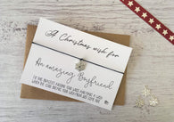 Wish Bracelet - A Christmas Wish for an Amazing Boyfriend