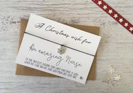 Wish Bracelet - A Christmas Wish For An Amazing Nurse