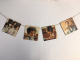 Printed Wooden Photo Square Bunting