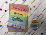 After every storm there is a rainbow of hope Wish Bracelet