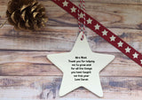 Ceramic Hanging Star - Merry Christmas to an Amazing Godfather