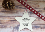 Ceramic Hanging Star - Merry Christmas to an Amazing Partner