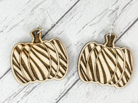 Zebra Pumpkin Earrings