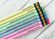 Pastel Personalised Pencils