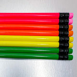 MATURE Sweary Pencils - Set of 8 Neon