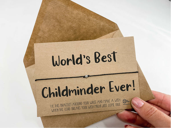 Wish Bracelet for World's Best Childminder Ever