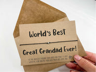 Wish Bracelet for World's Best Great Grandad