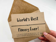 Wish Bracelet for World's Best Nanny
